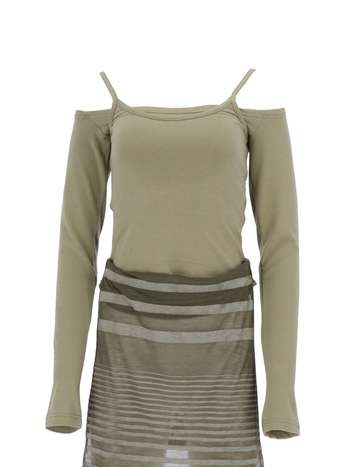 쎄쎄쎄(SETSETSET) TRANSFORM LAYERED TEE (GREEN)