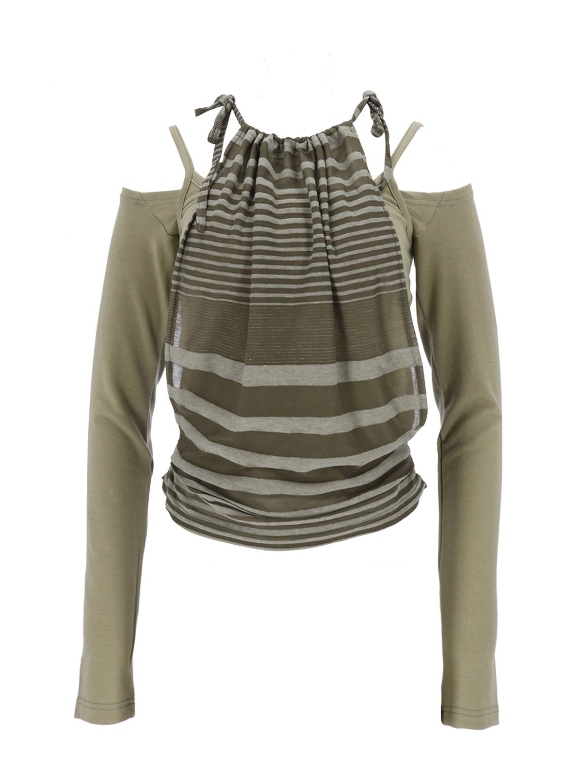 쎄쎄쎄(SETSETSET) TRANSFORM LAYERED TEE (GREEN)