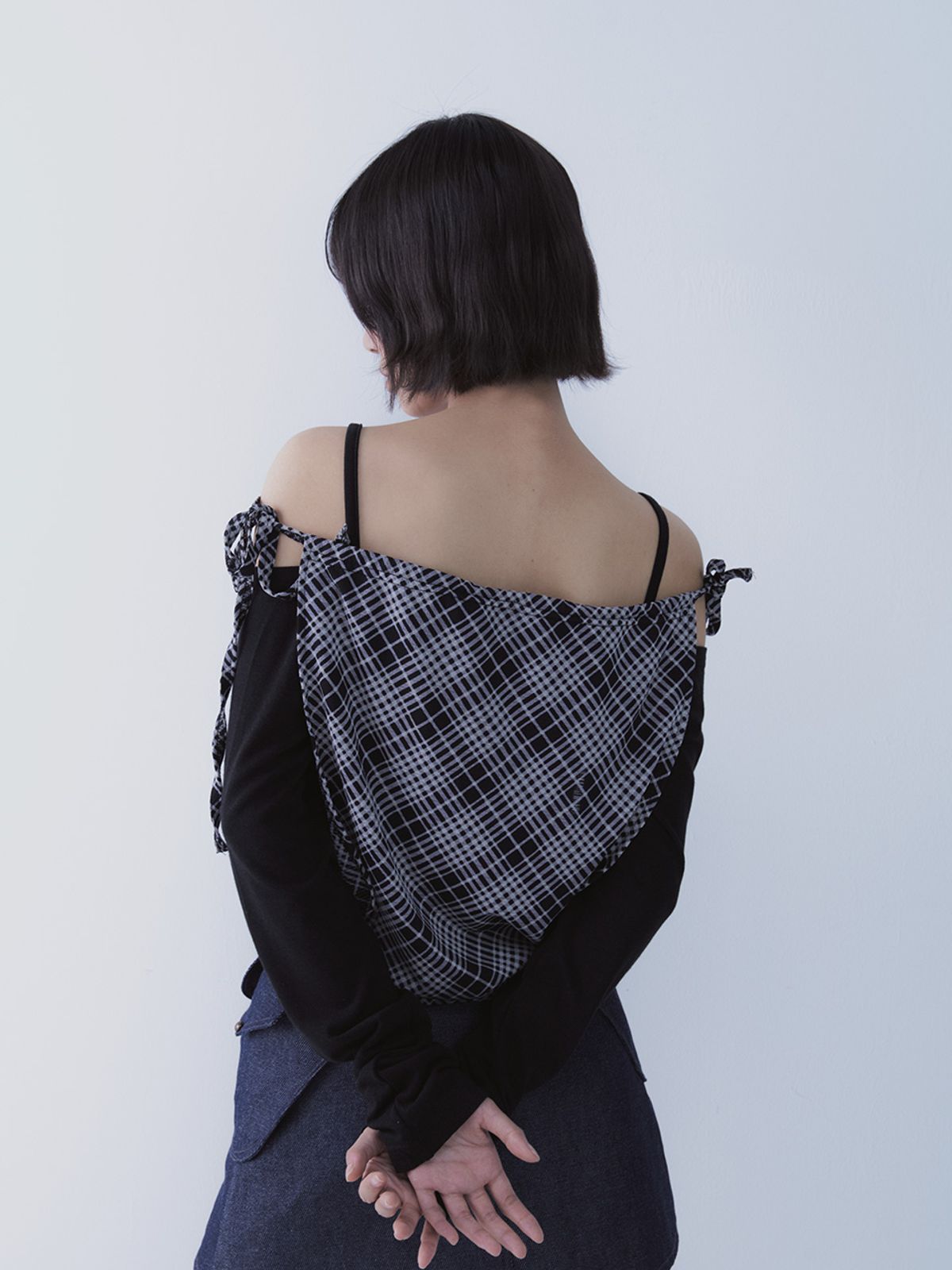 쎄쎄쎄(SETSETSET) TRANSFORM LAYERED TEE (BLACK)