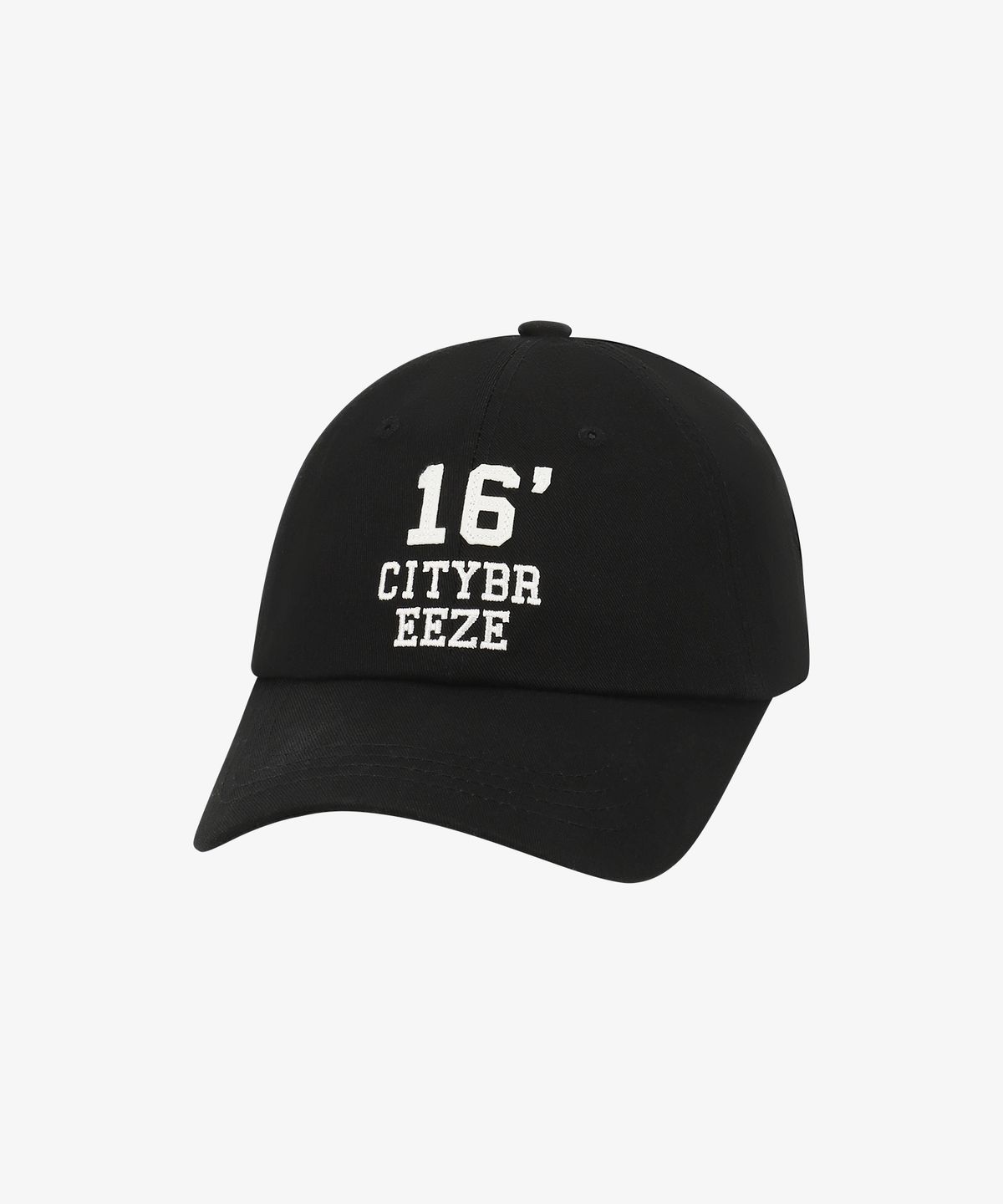 시티브리즈(CITYBREEZE) 로고 펠티드 아플리케 볼캡_BLACK