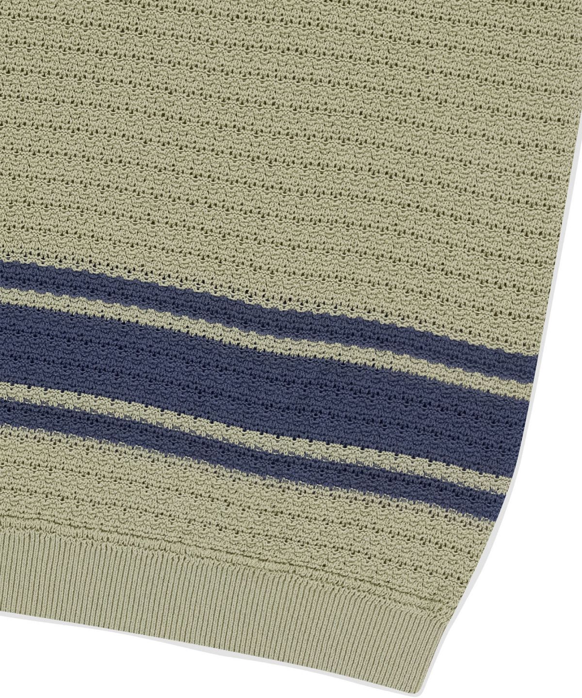 썬러브투어(SUNLOVETOUR) Border Crochet Knit Polo Beige