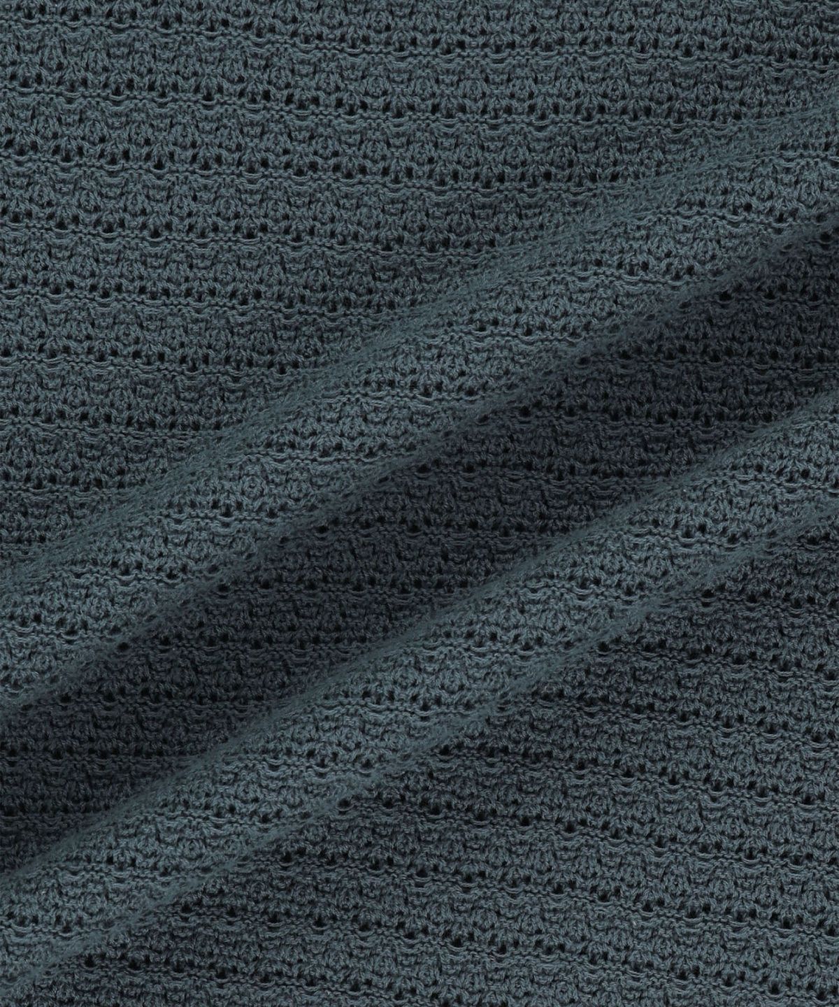 썬러브투어(SUNLOVETOUR) Border Crochet Knit Polo Navy