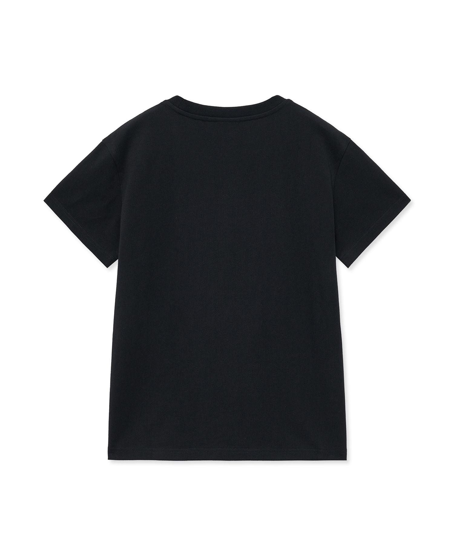 MUSINSA | YALE Women's Vintage Dan Short Sleeve T-Shirt_Black