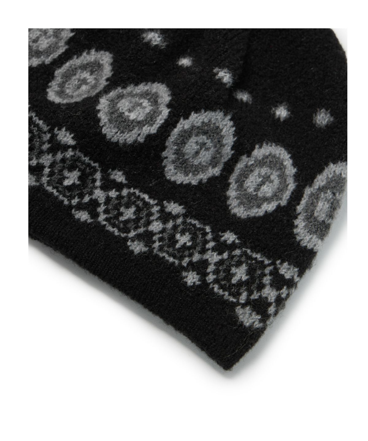 이티씨이(ETCE) NORDIC JACQUARD BEANIE (BLACK)
