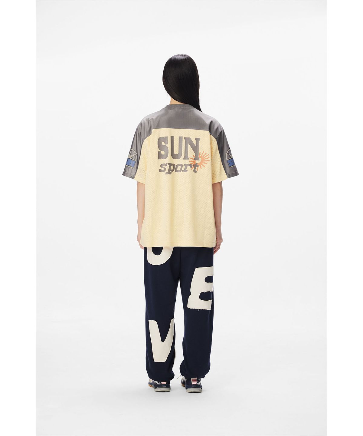 썬러브투어(SUNLOVETOUR) SUN Sport Mesh Tee Yellow