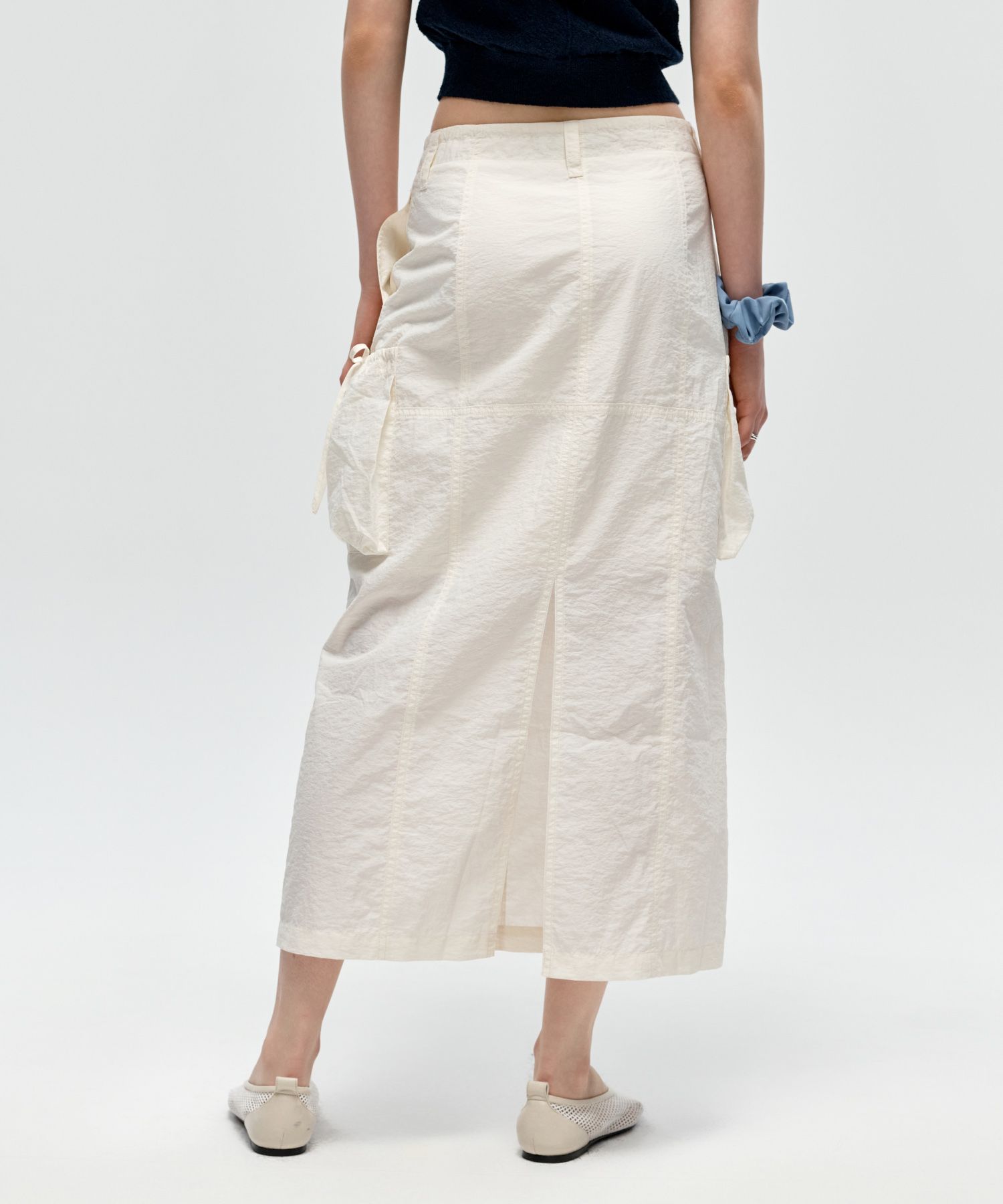スカート Citybreeze Out Pocket Nylon Long Skirt RM5B0073 MUSINSA | CITYBREEZE WOMAN Out Pocket Nylon Long Skirt_WHITE
