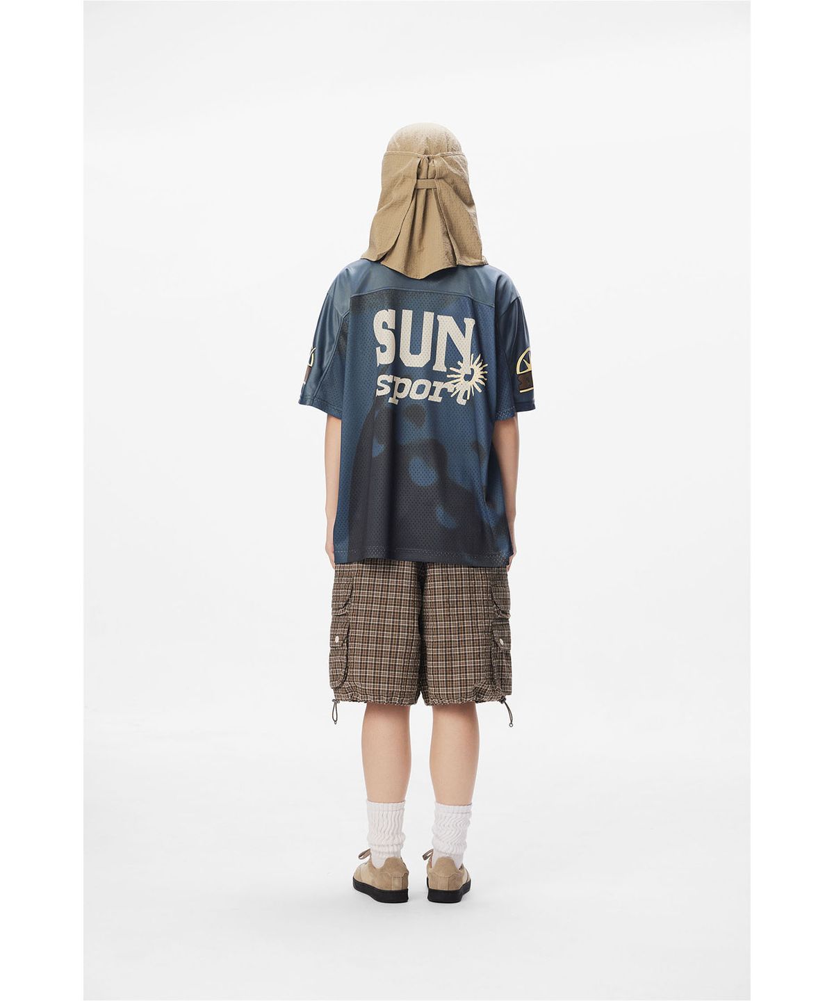 썬러브투어(SUNLOVETOUR) SUN Sport Mesh Tee Navy