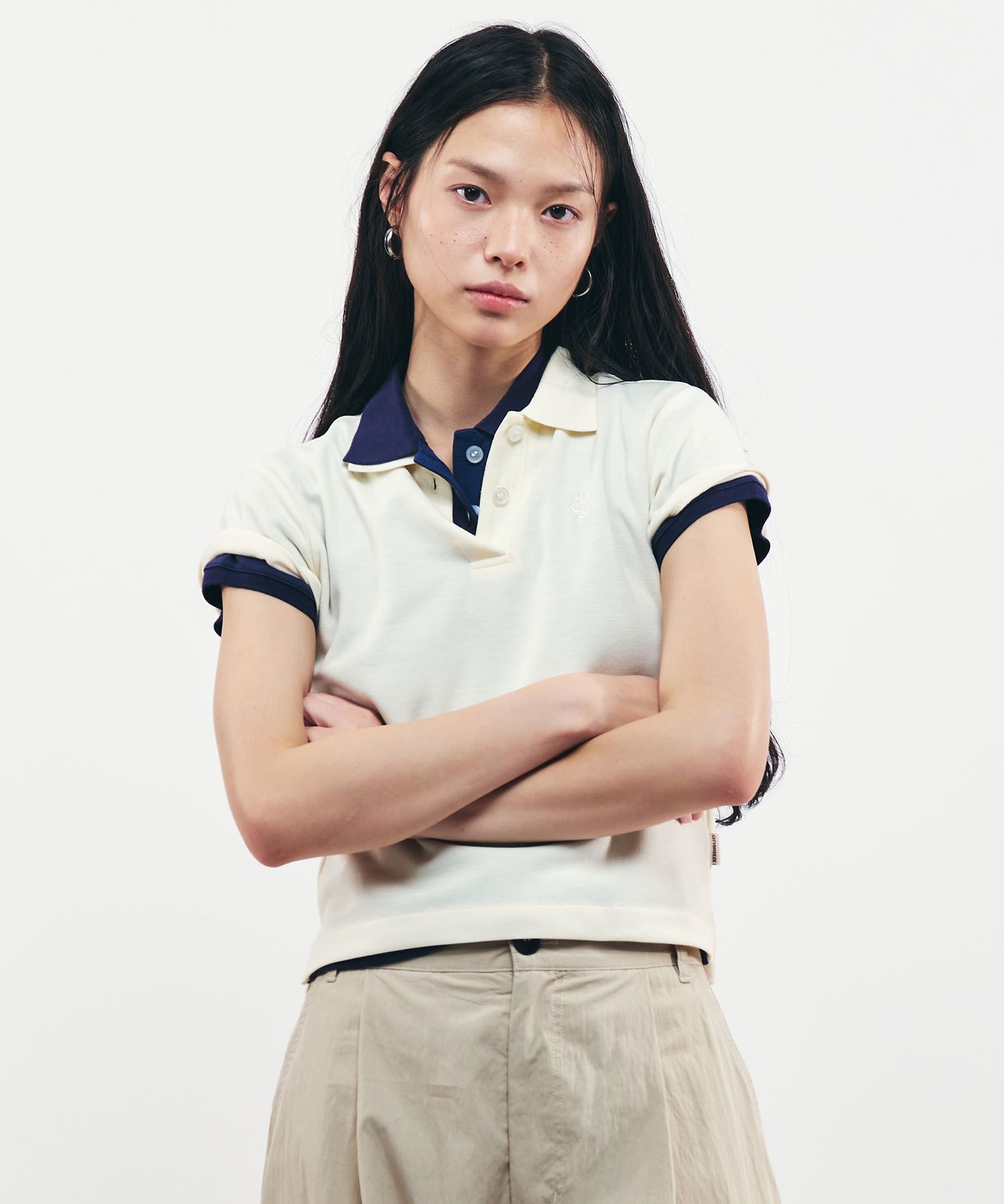 citybreeze★韓国人気★SYMBOL LOGO PIQUE HALF-SLEEVE T-SHIRT MUSINSA公式 | CITYBREEZE WOMAN Symbol Logo Pique Short