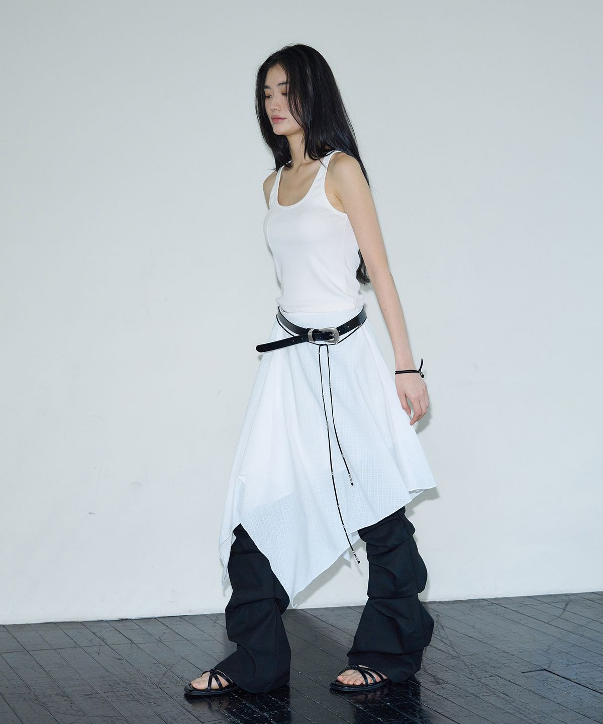 시스에이(SIS A) 레이어드 스웨이드 네크리스 [black]