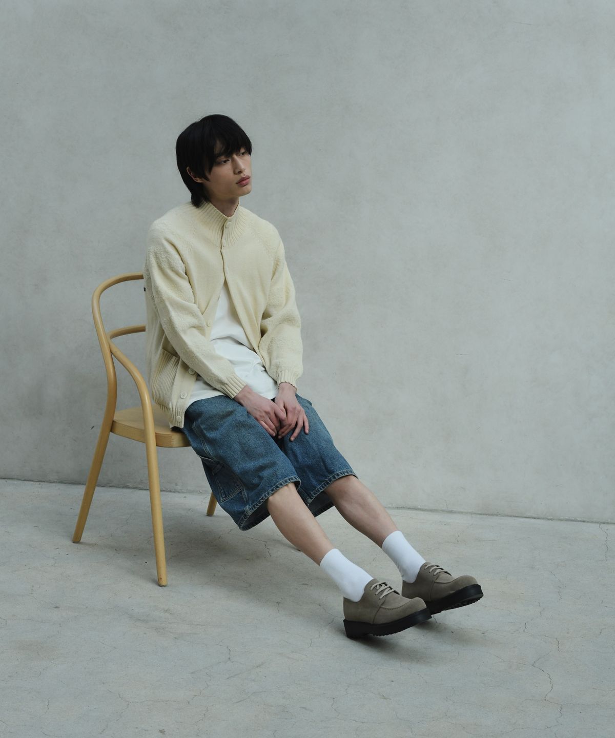 슈피트(SHUFIT) U팁 스웨이드 더비슈즈 브라운 구두 SFT-104