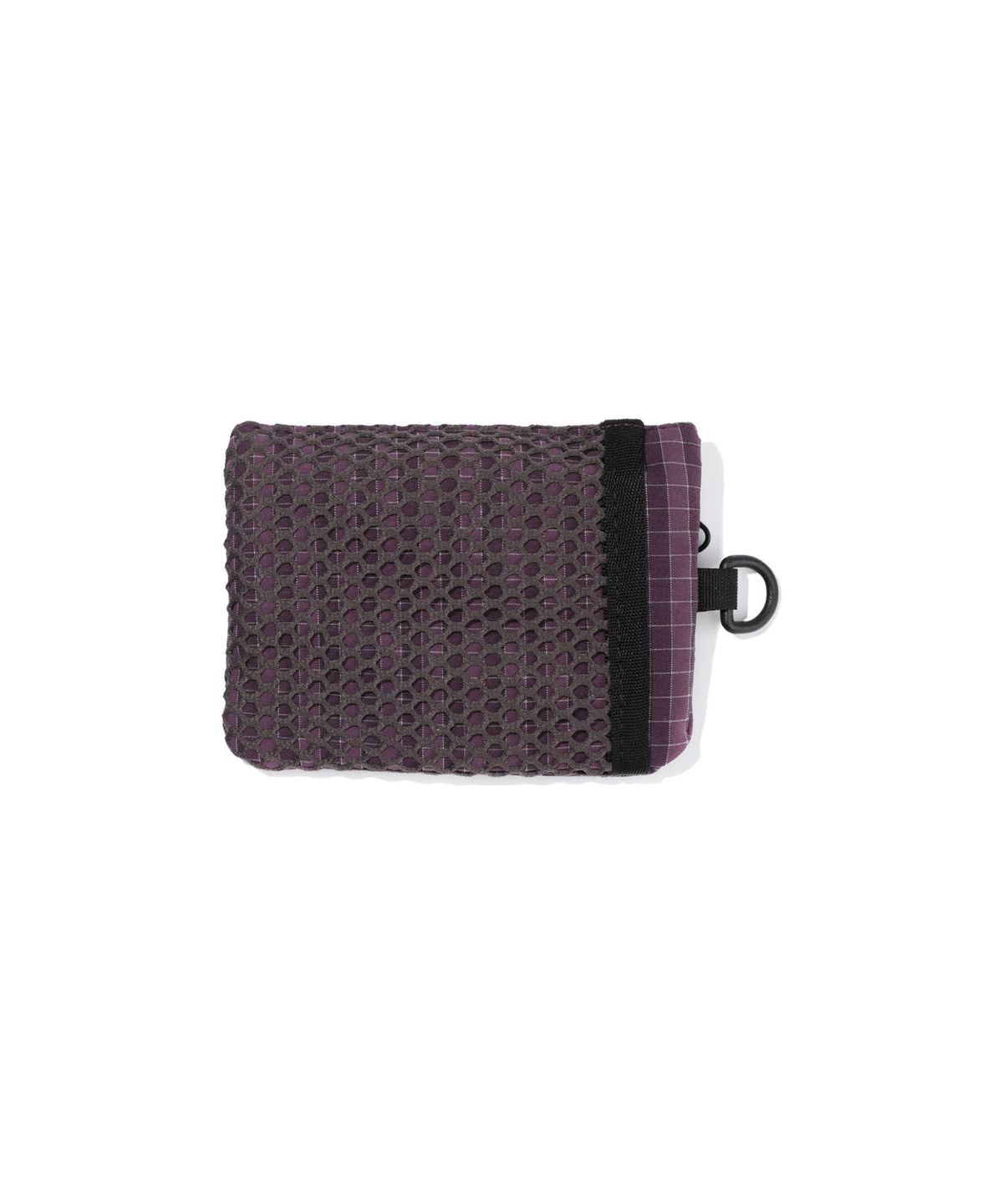썬러브투어(SUNLOVETOUR) Zip Card Pouch Purple Grid