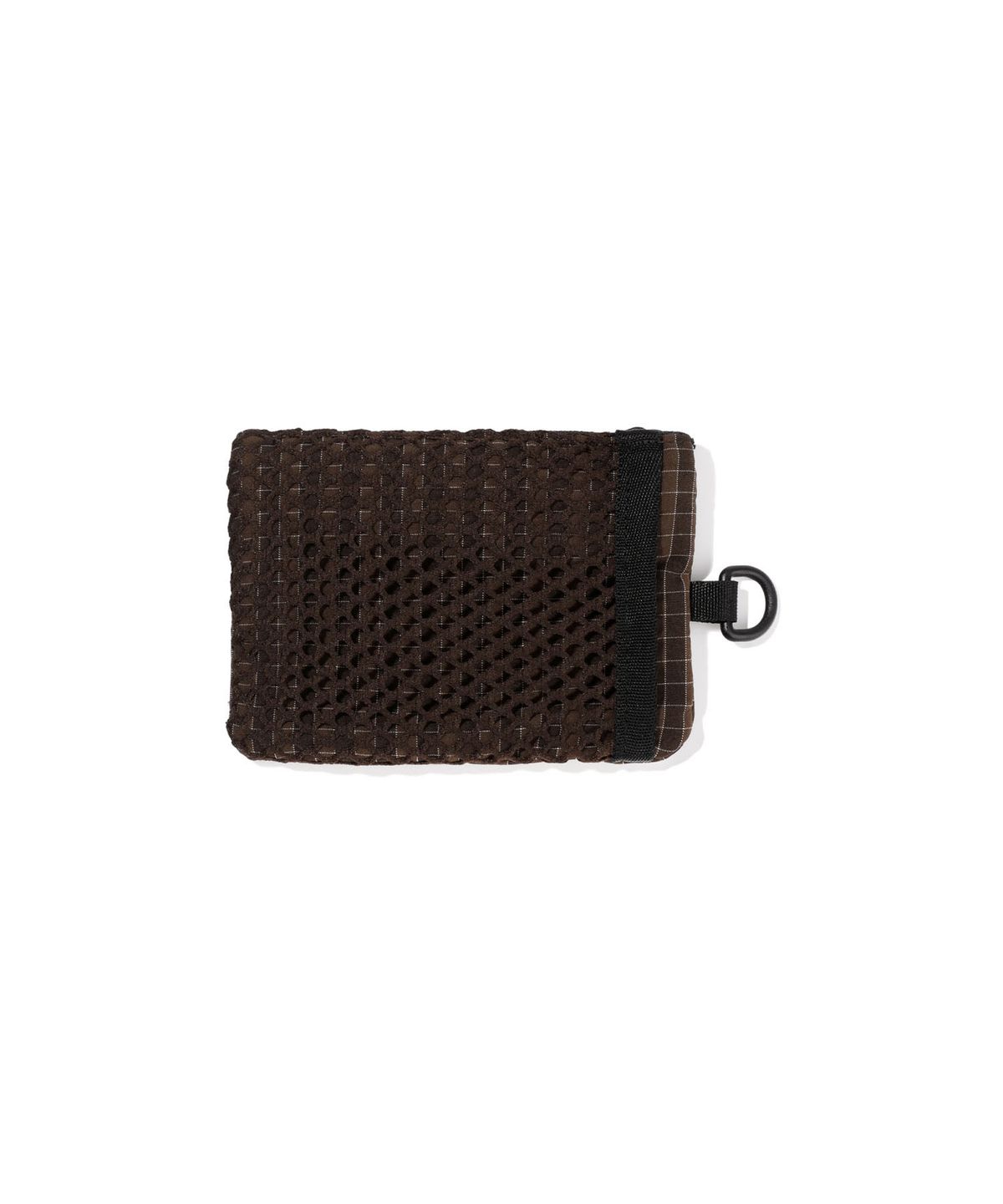 썬러브투어(SUNLOVETOUR) Zip Card Pouch Brown Grid