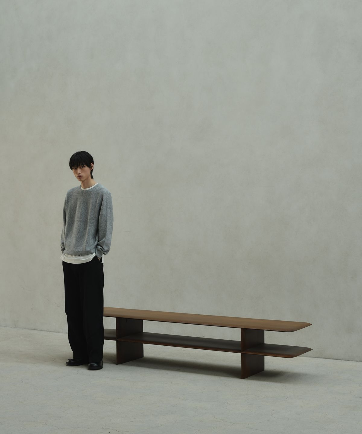 슈피트(SHUFIT) 와이드 볼륨 더비슈즈 반유광 블랙 구두 SFT-106