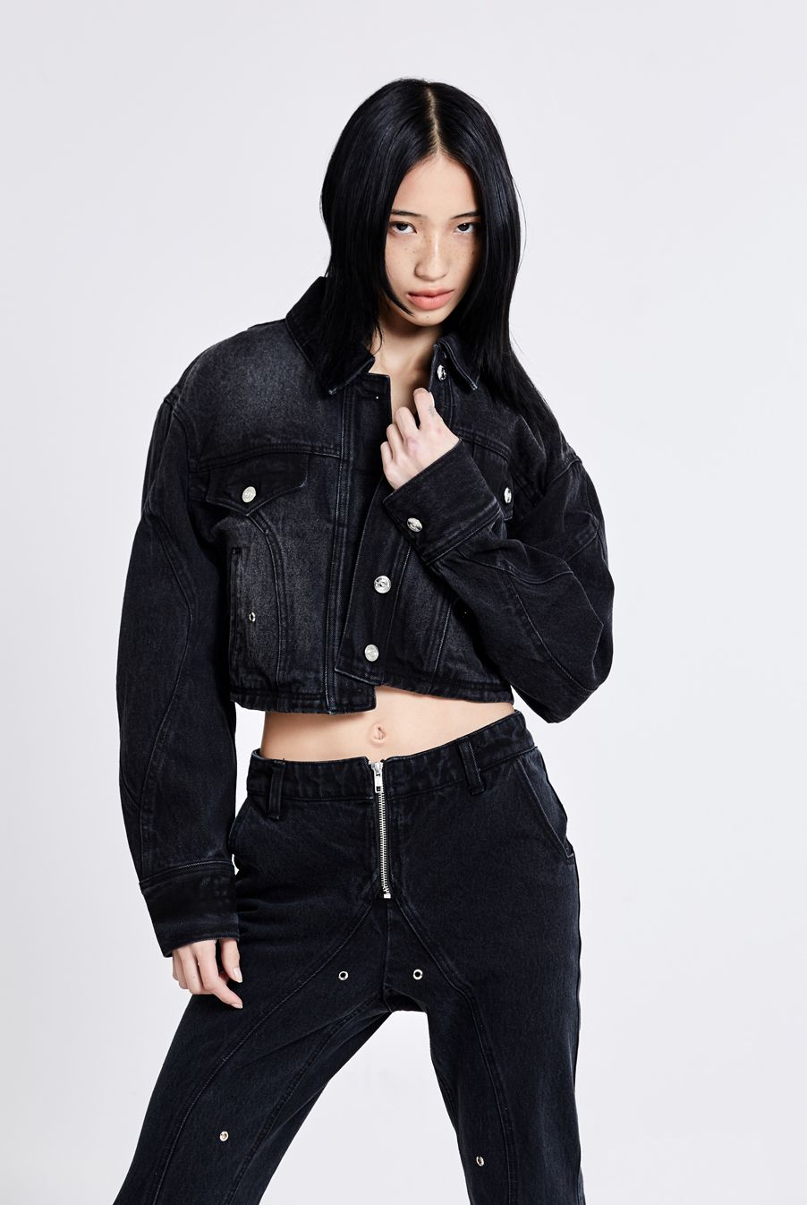 ジャケット・アウター (51percent) Tunnel Lining denim Jacket MUSINSA公式 | 51PERCENT FOR WOMAN Tunnel Lining denim jacket