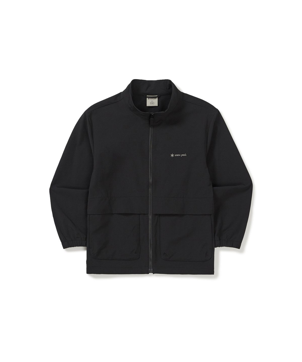 스노우피크 어패럴 키즈(SNOWPEAK APPAREL KIDS) 키즈 라고 에어 스탠드넥 바람막이 (S25SKTWB80) Black