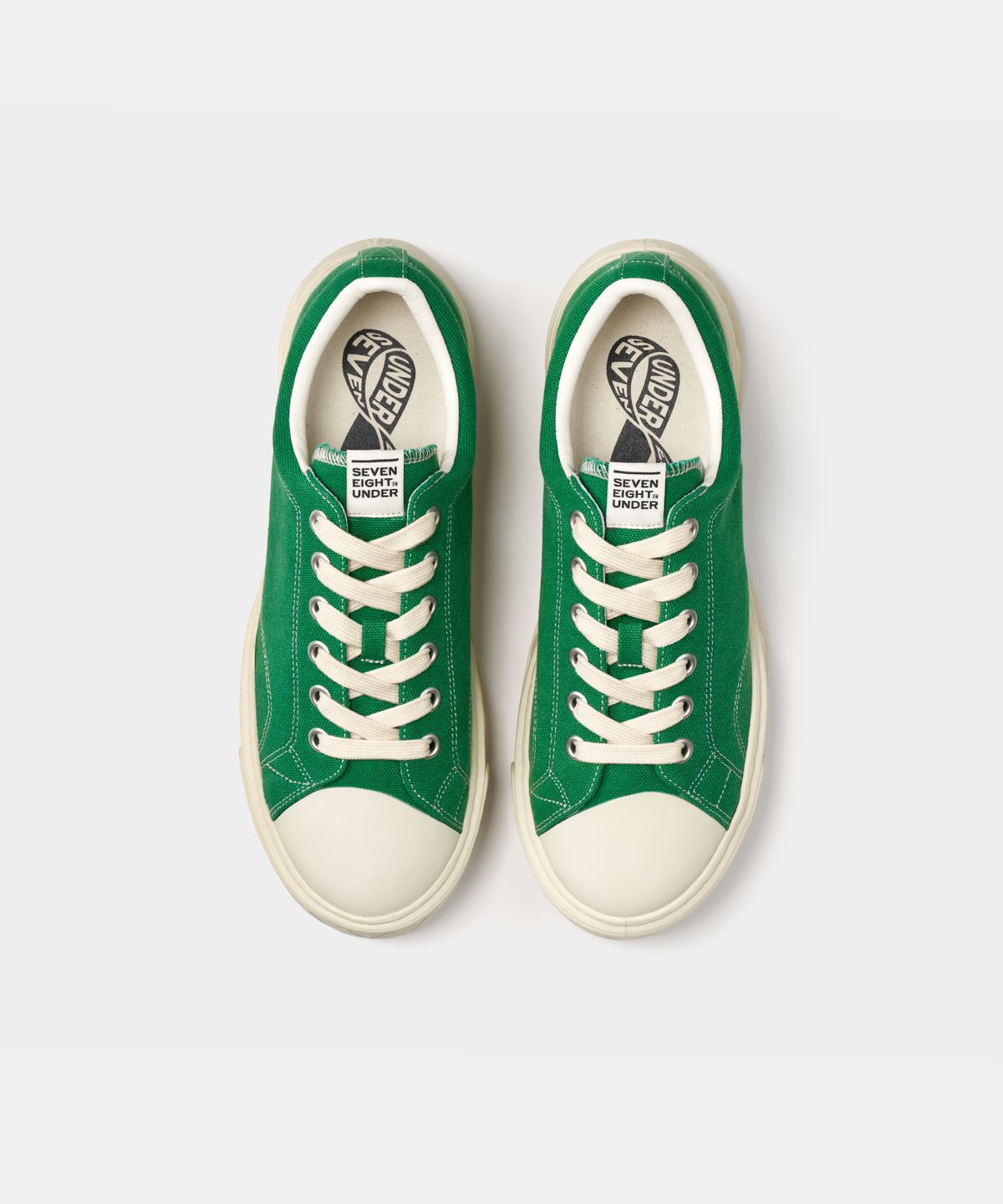 세븐에잇언더(78UNDER) C-1 VINTAGE LOW TOP_ MOSS GREEN