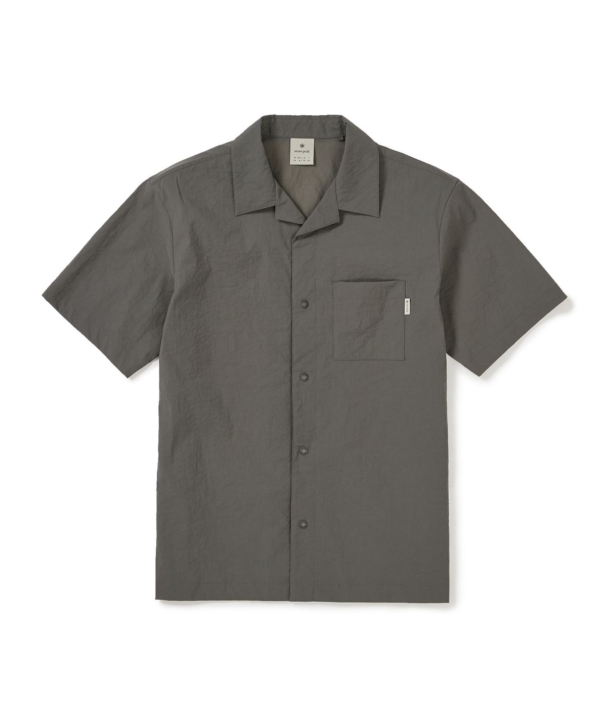 스노우피크 어패럴(SNOWPEAK APPAREL) 미닛 반팔 셔츠 (S25MMFSH74) Dark Khaki