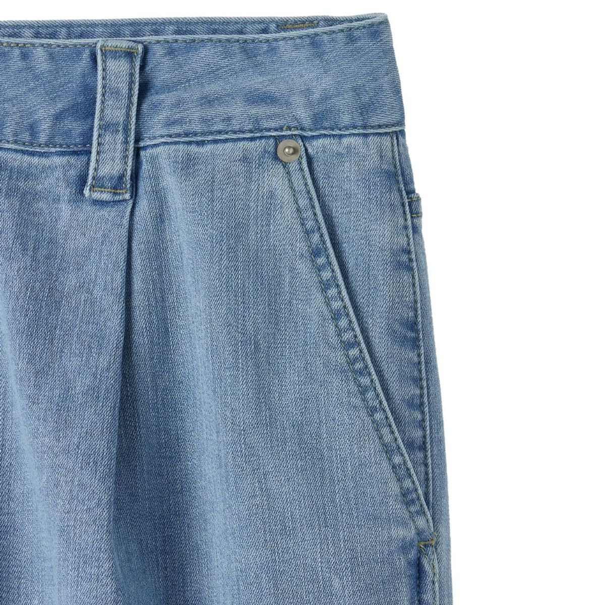 브롬톤 런던(BROMPTON LONDON) SUMMER WASHED DENIM TROUSERS - BLUE (P252MDP430)