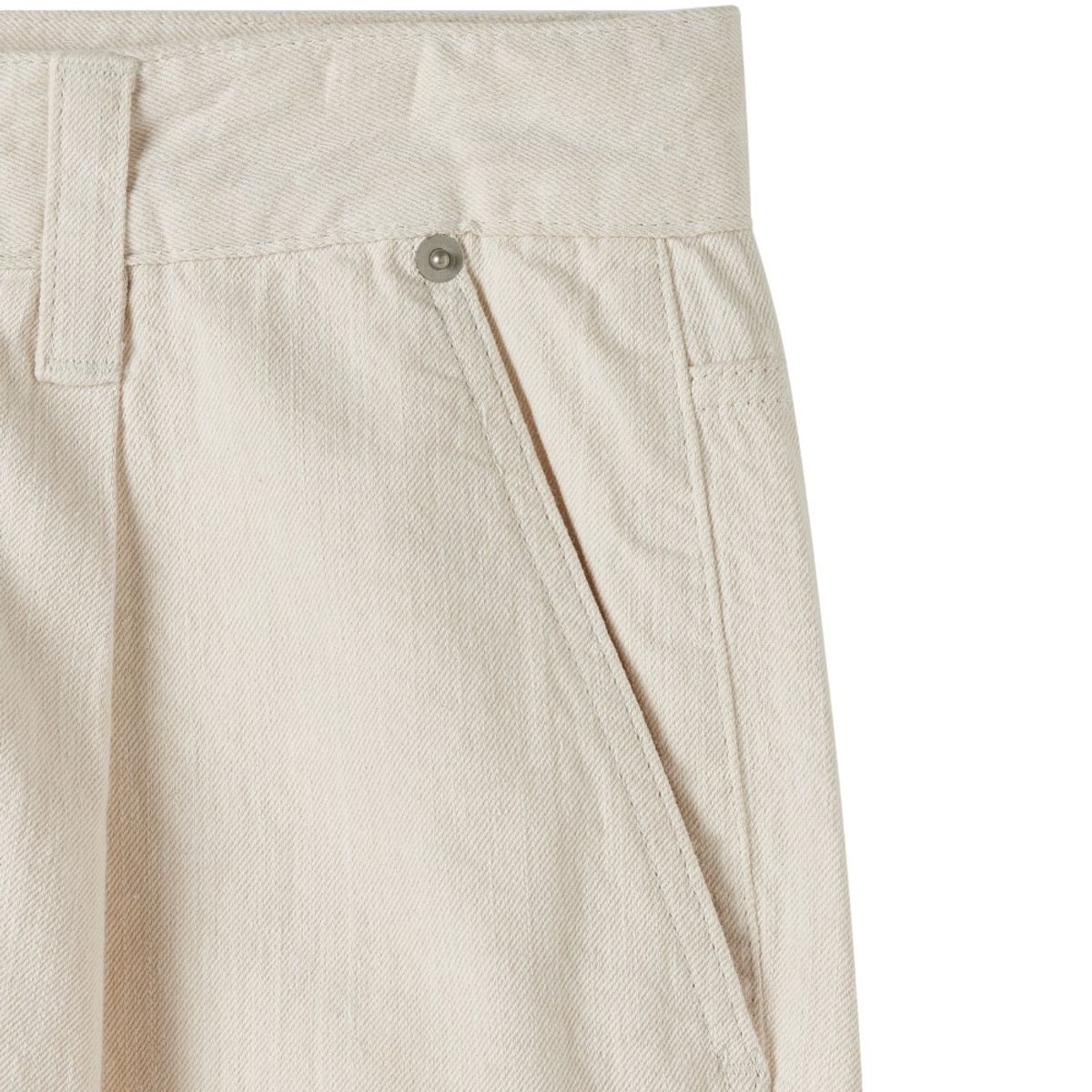 브롬톤 런던(BROMPTON LONDON) SUMMER WASHED DENIM TROUSERS - CREAM (P252MDP430)