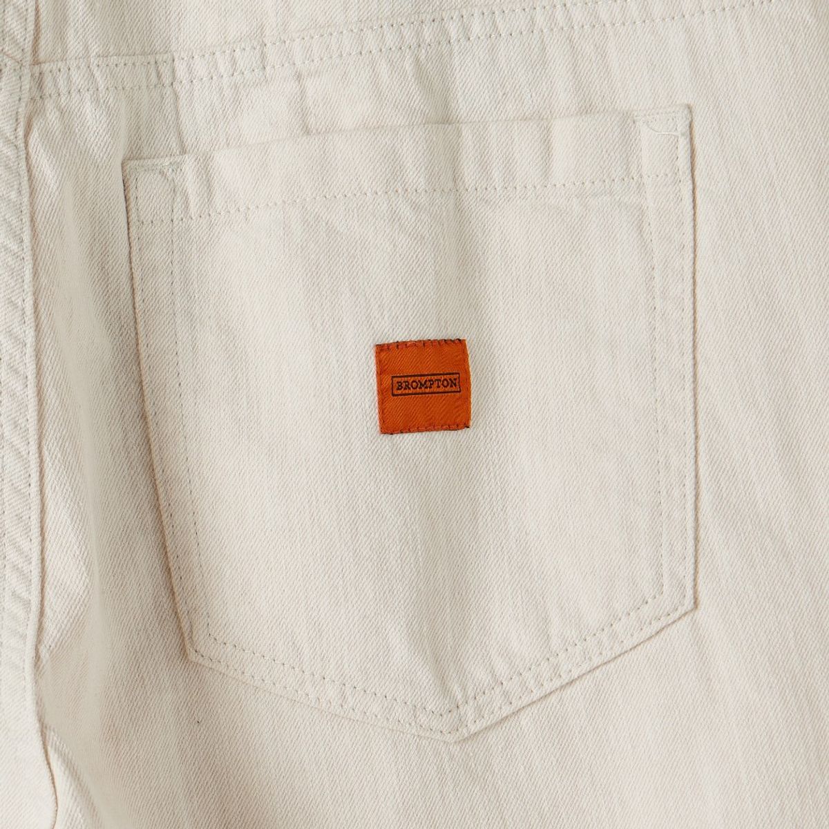 브롬톤 런던(BROMPTON LONDON) SUMMER WASHED DENIM TROUSERS - CREAM (P252MDP430)