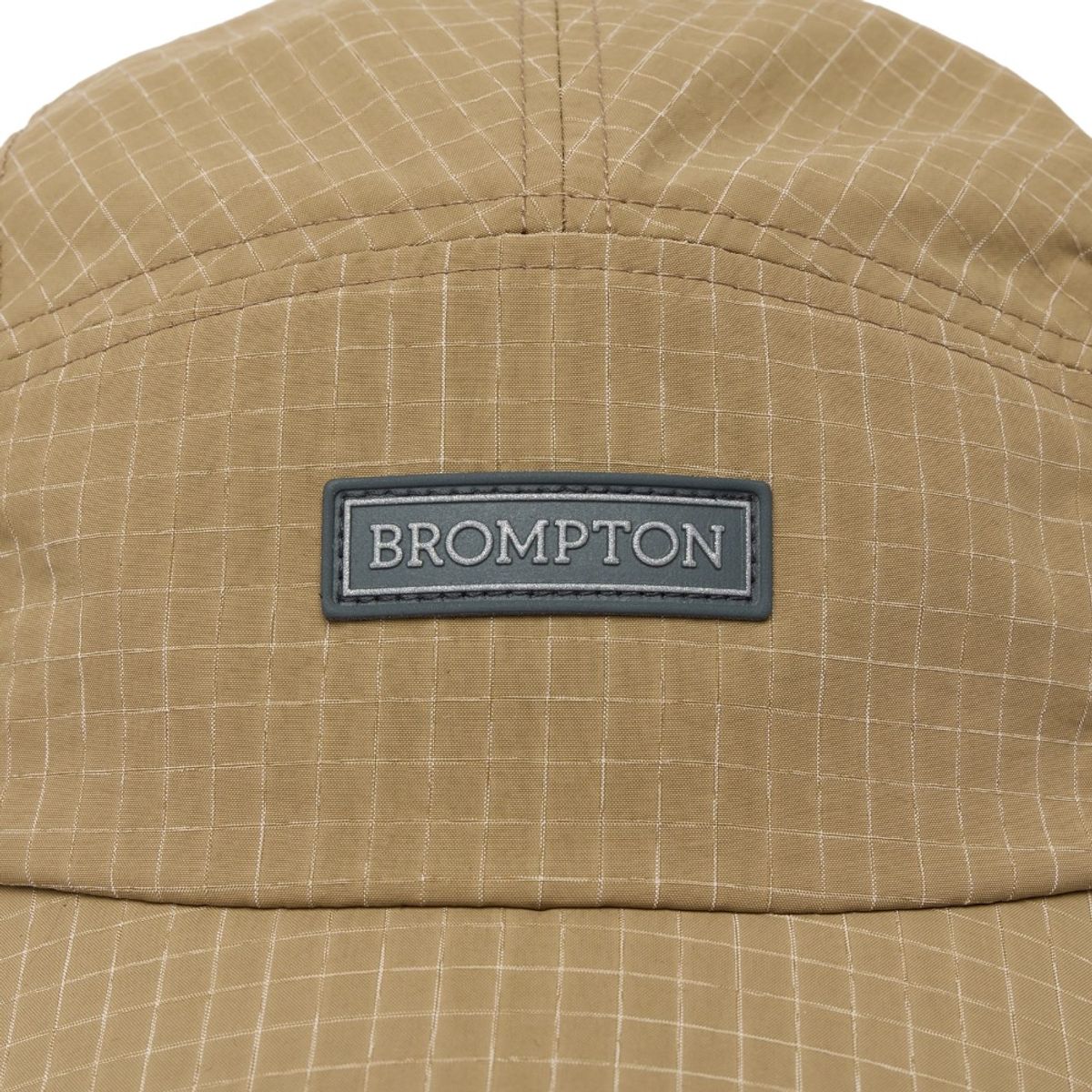 브롬톤 런던(BROMPTON LONDON) SLUB CHECK CAMP CAP - D/BEIGE (P255AHA103)