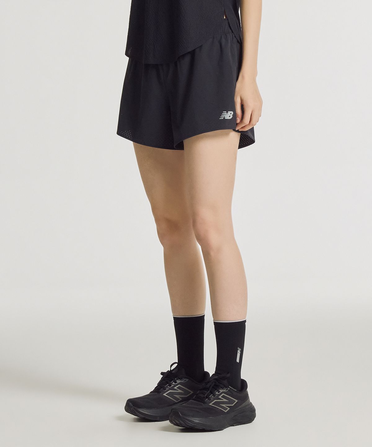 뉴발란스(NEW BALANCE) NBNVG36202 / WOMEN RC 쇼츠 3인치 (BLACK)