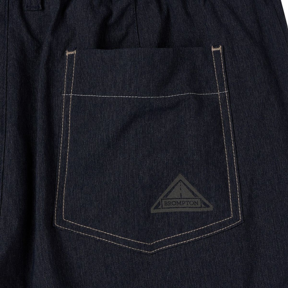 브롬톤 런던(BROMPTON LONDON) DENIM-LIKE SHORT - NAVY (P252MHP180)