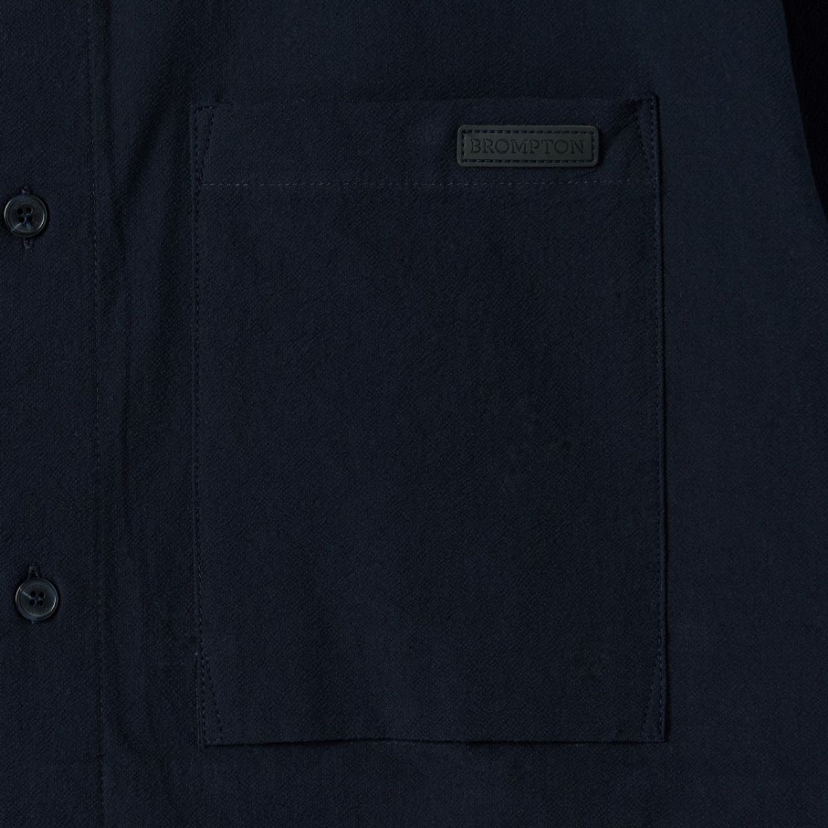 브롬톤 런던(BROMPTON LONDON) MICRO SEERSUCKER SET HALF SLEEVE SHACKET - NAVY (P252MJK484)