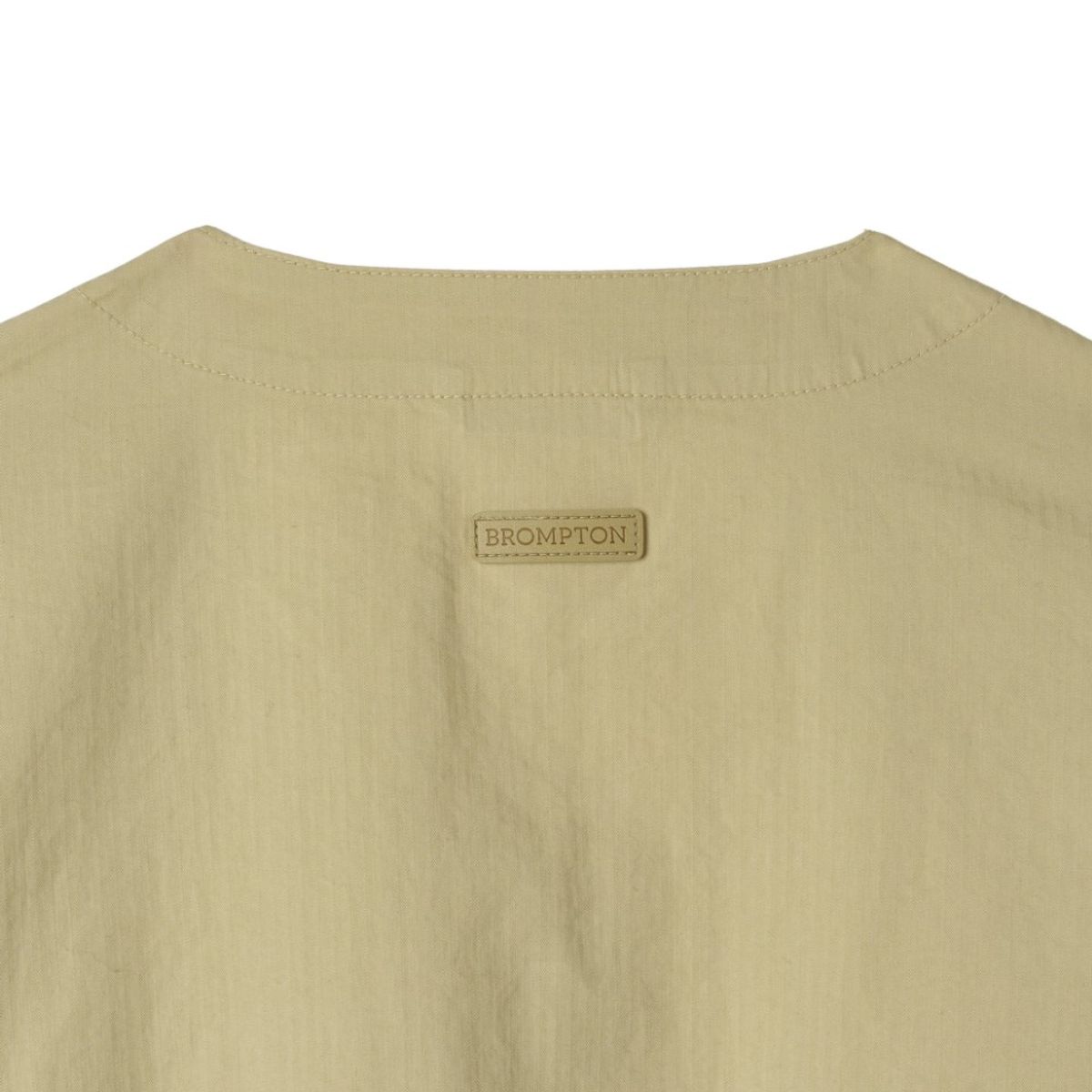 브롬톤 런던(BROMPTON LONDON) W BRITISH CAMPER NECKLESS JUMPER - BEIGE (P252WJK481)