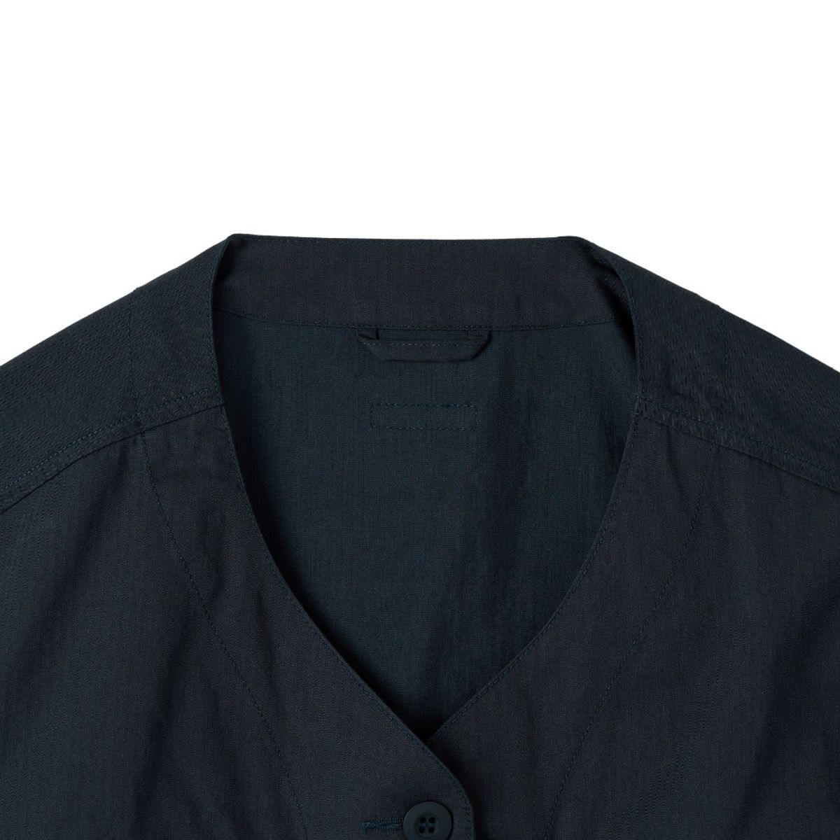 브롬톤 런던(BROMPTON LONDON) W BRITISH CAMPER NECKLESS JUMPER - NAVY (P252WJK481)