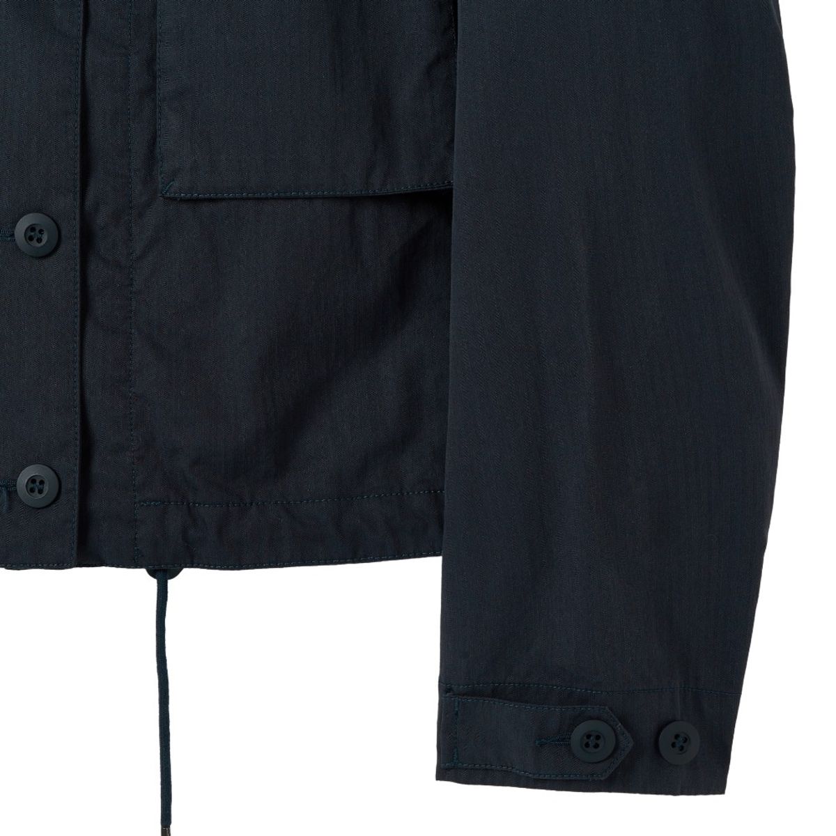 브롬톤 런던(BROMPTON LONDON) W BRITISH CAMPER NECKLESS JUMPER - NAVY (P252WJK481)