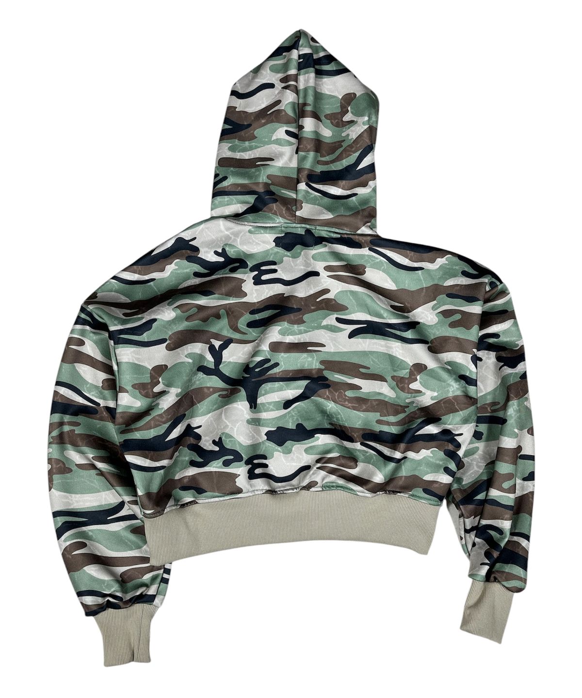 스케이터락(SK8ER ROCK) Skrr Camouflage Crop Hood Zip-up ((Multi))