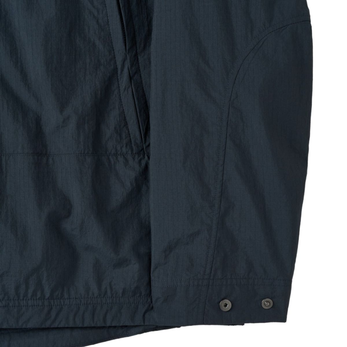 브롬톤 런던(BROMPTON LONDON) RIPSTOP HOOD DETACHABLE JUMPER - NAVY (P252MJP181)
