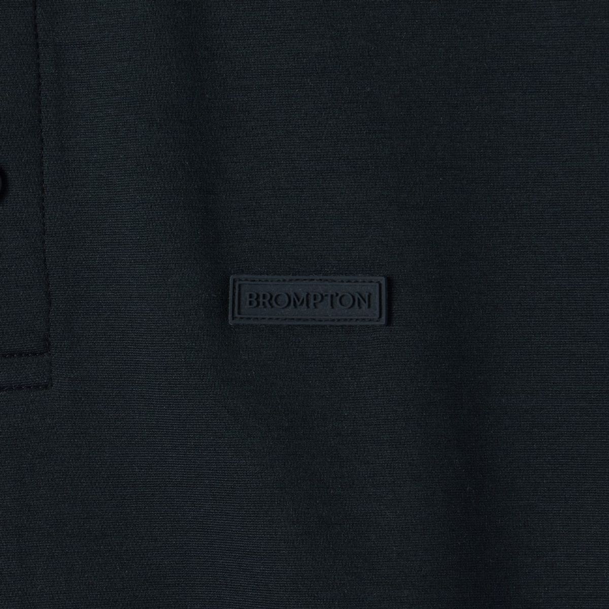 브롬톤 런던(BROMPTON LONDON) SUPIMA COLLAR T-SHIRT - BLACK (P252MPL130)