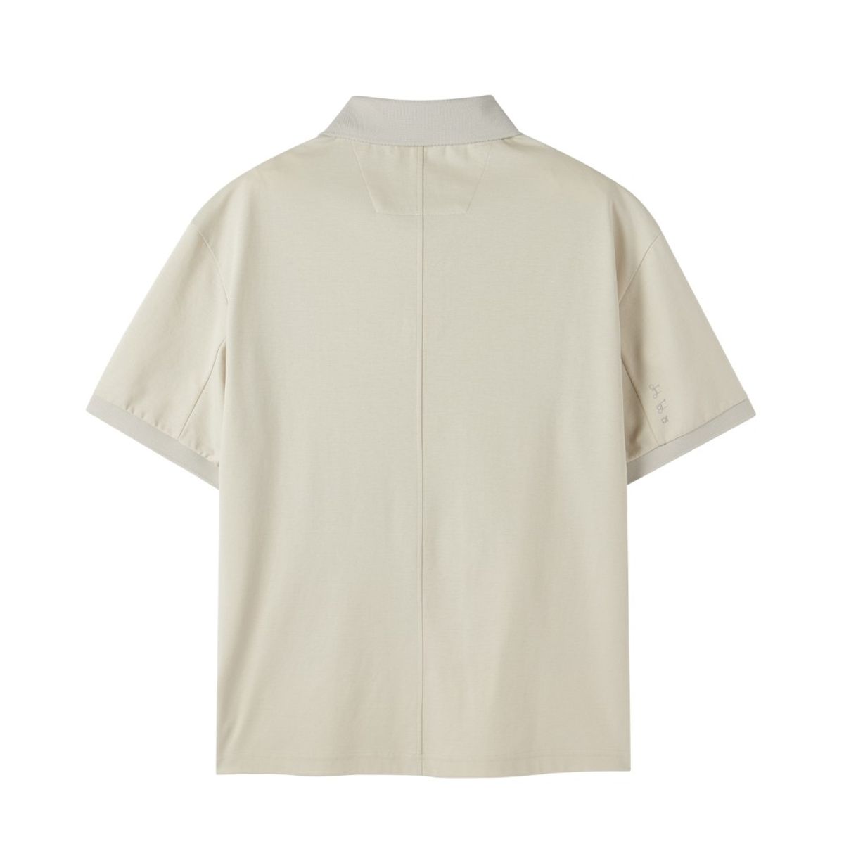 브롬톤 런던(BROMPTON LONDON) SUPIMA COLLAR T-SHIRT - L/GREY (P252MPL130)