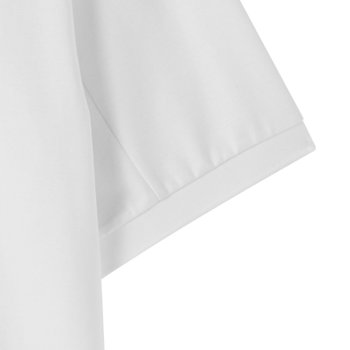 브롬톤 런던(BROMPTON LONDON) SUPIMA COLLAR T-SHIRT - WHITE (P252MPL130)