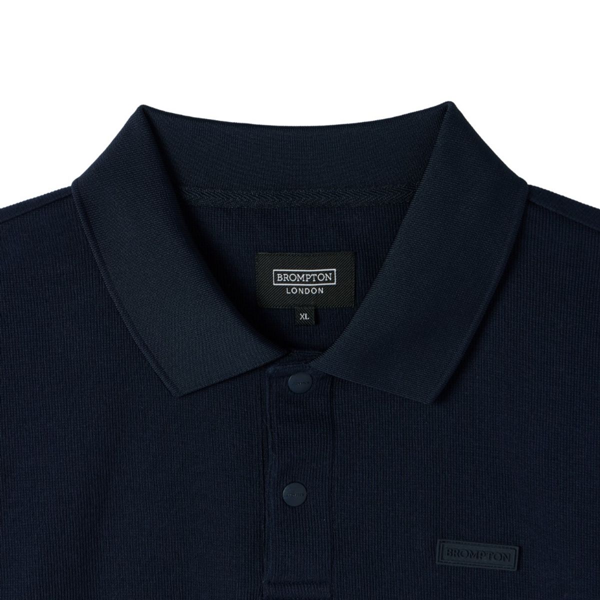 브롬톤 런던(BROMPTON LONDON) COLLAR T-SHIRT - NAVY (P252UPL131)