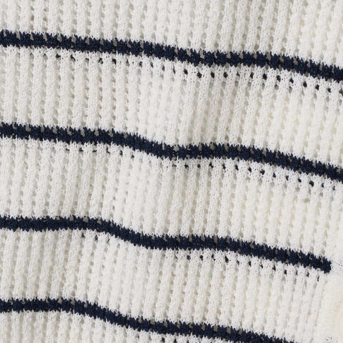브롬톤 런던(BROMPTON LONDON) W STRIPED CADIGAN SWEATER - WHITE (P252WKT430)