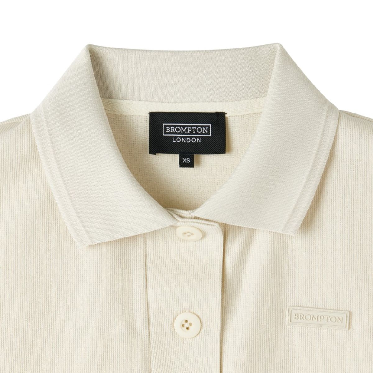 브롬톤 런던(BROMPTON LONDON) W COLLAR T-SHIRT - BUTTER (P252WPL131)