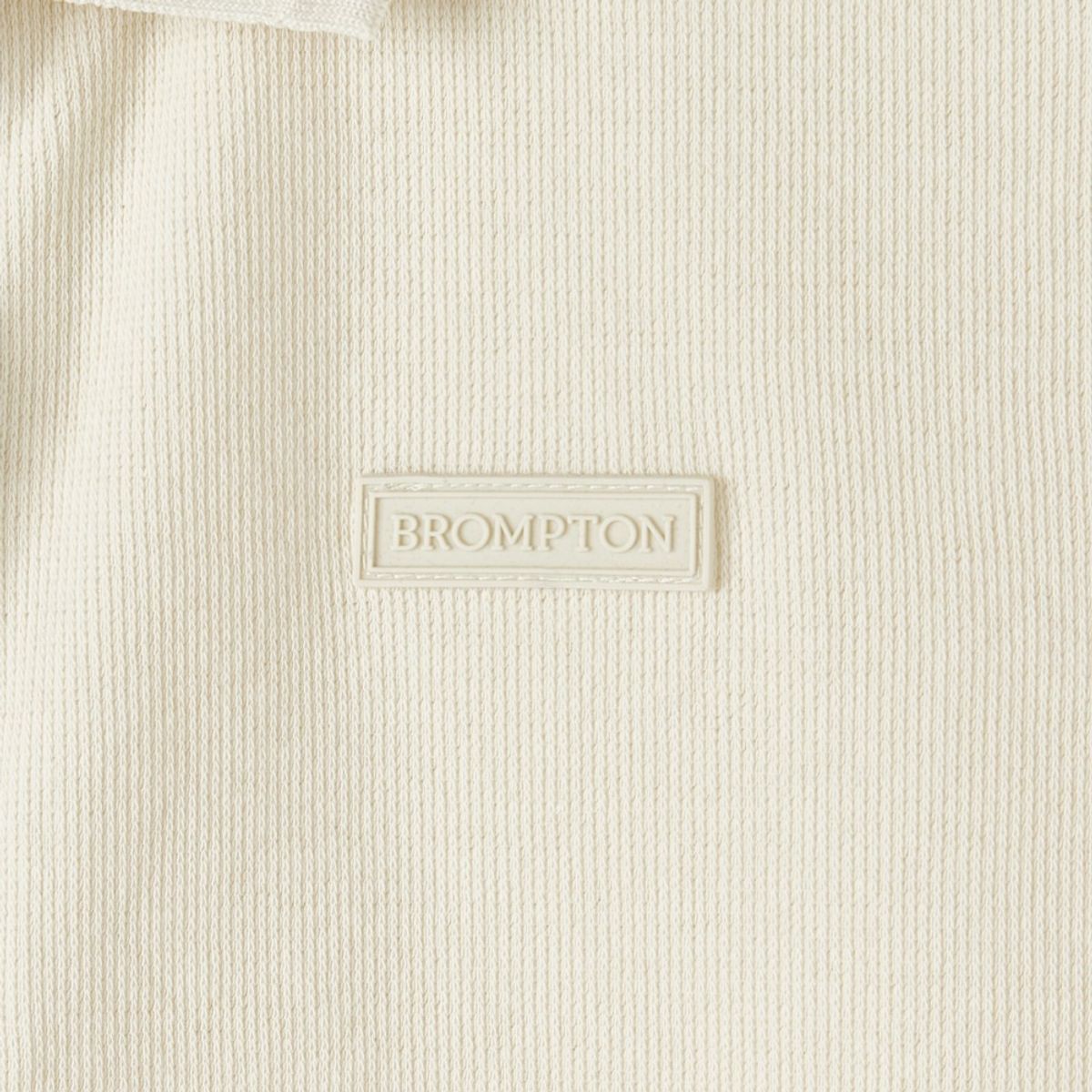 브롬톤 런던(BROMPTON LONDON) W COLLAR T-SHIRT - BUTTER (P252WPL131)