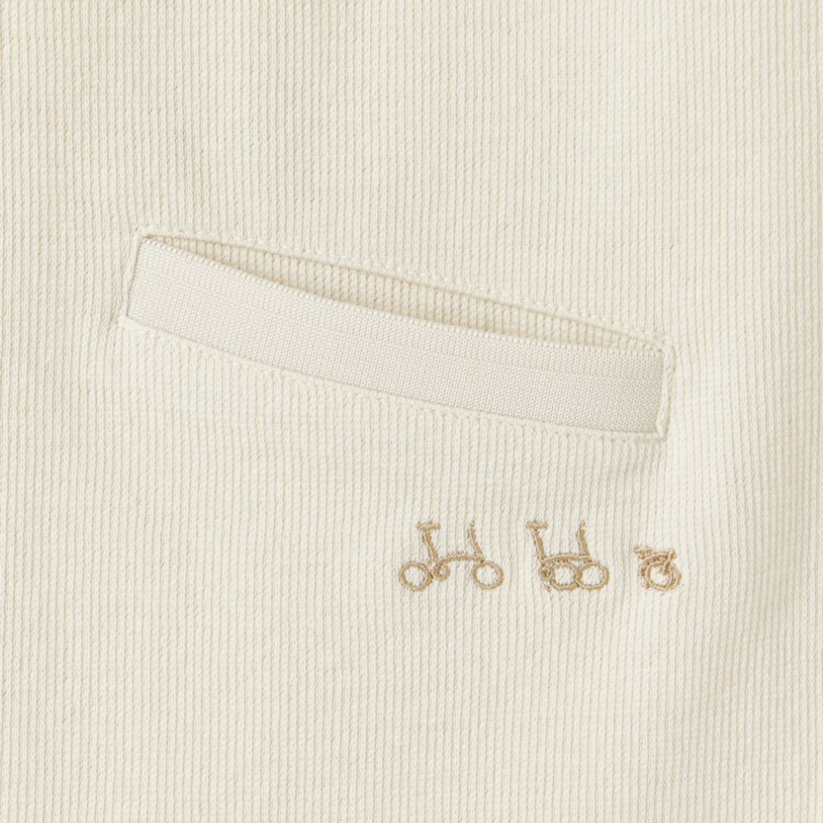 브롬톤 런던(BROMPTON LONDON) W COLLAR T-SHIRT - BUTTER (P252WPL131)