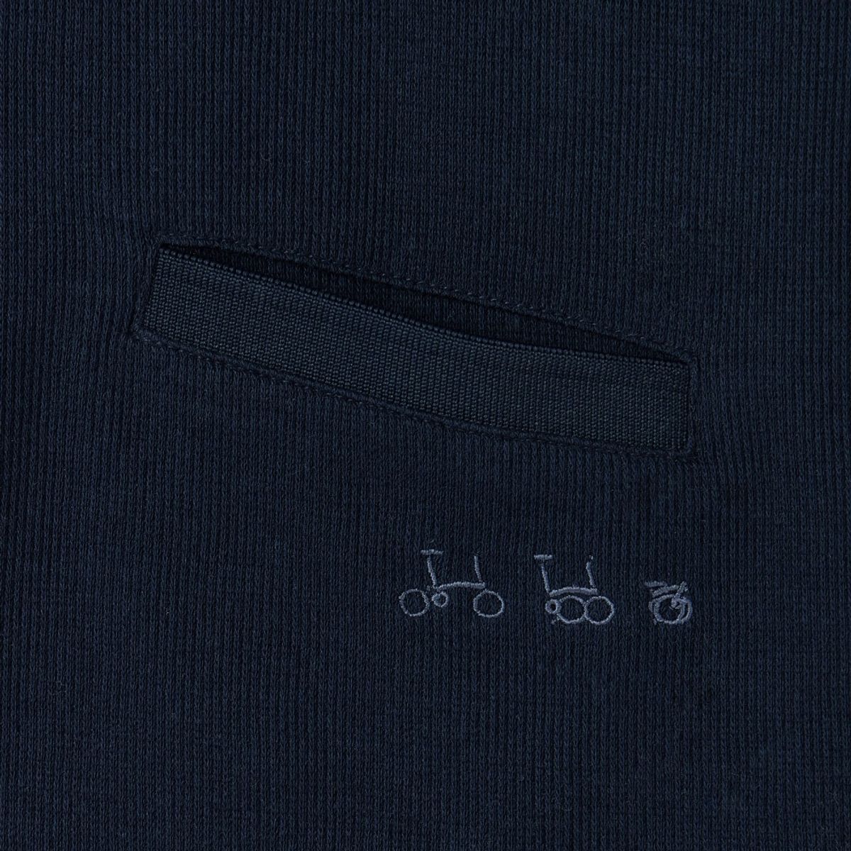 브롬톤 런던(BROMPTON LONDON) W COLLAR T-SHIRT - NAVY (P252WPL131)