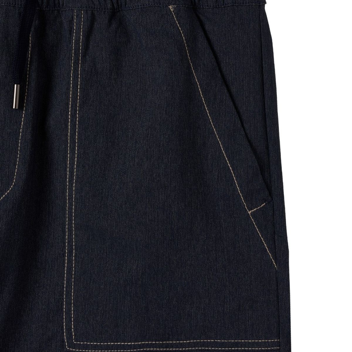 브롬톤 런던(BROMPTON LONDON) W DENIM-LIKE TROUSERS - NAVY (P252WPT180)