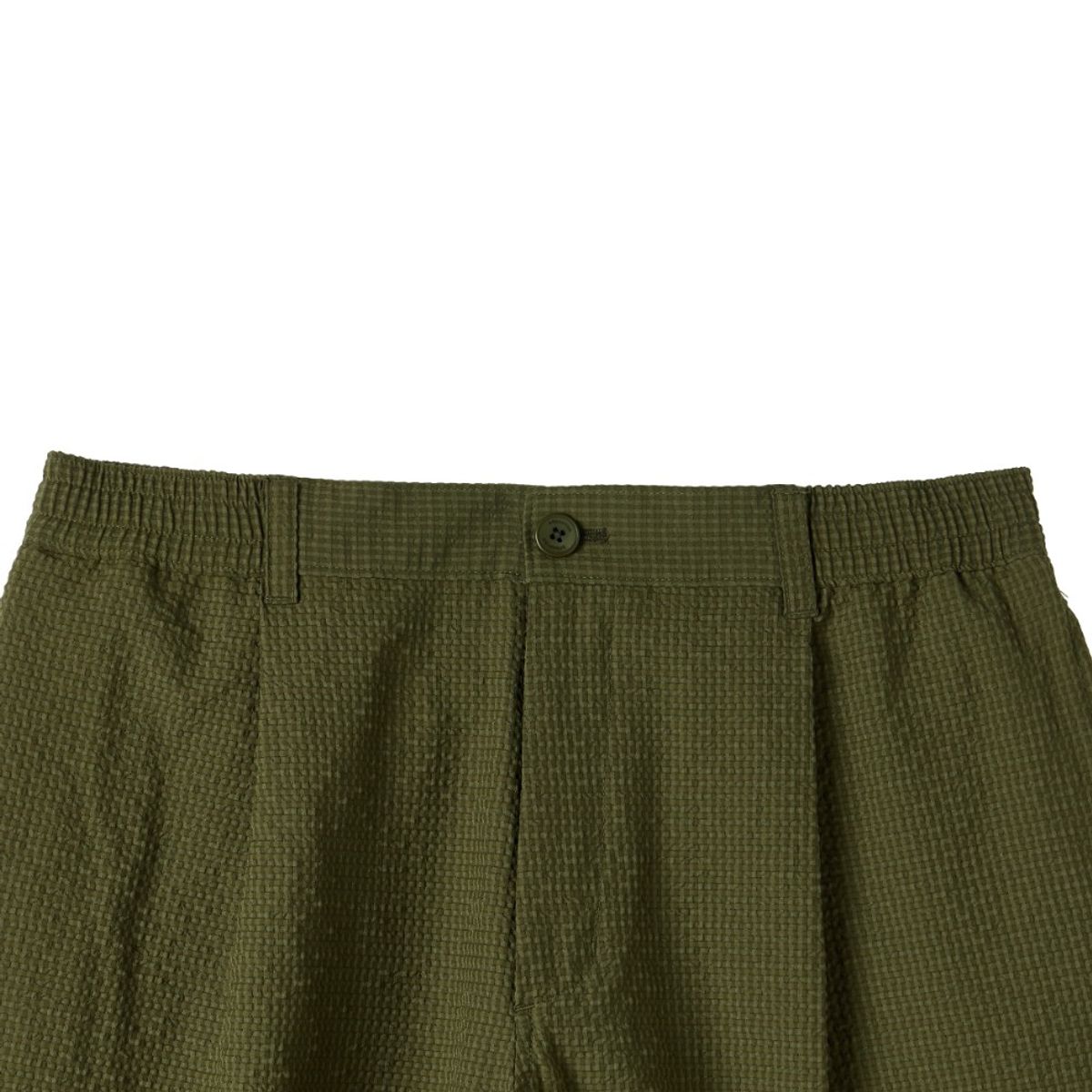 브롬톤 런던(BROMPTON LONDON) SEERSUCKER SET TROUSERS - KHAKI (P252MPT485)