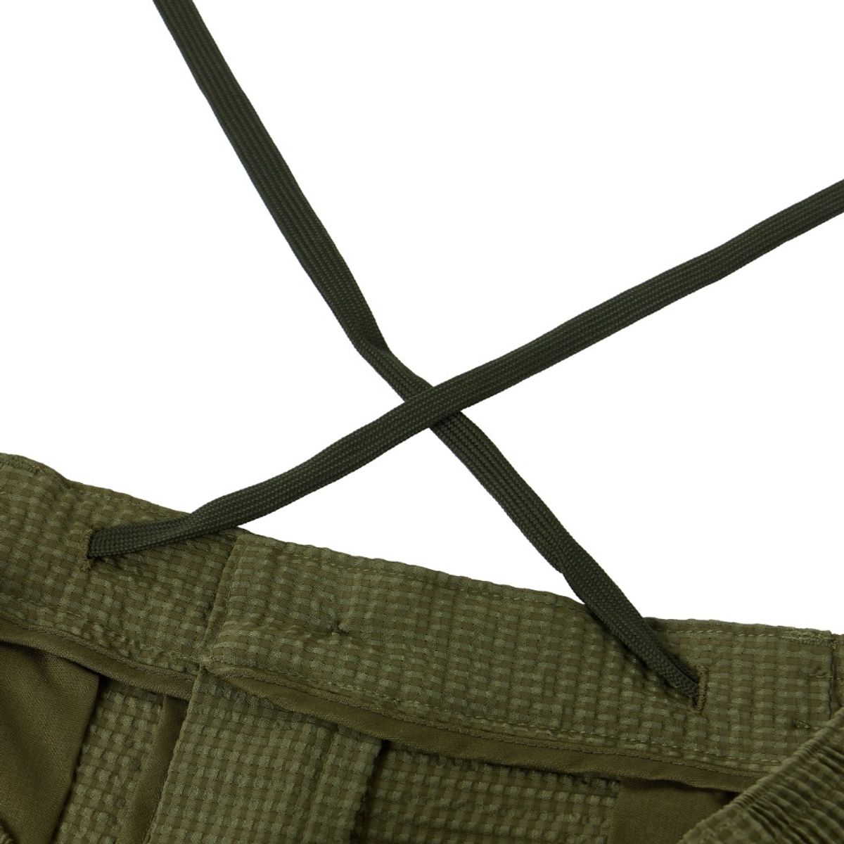 브롬톤 런던(BROMPTON LONDON) SEERSUCKER SET TROUSERS - KHAKI (P252MPT485)