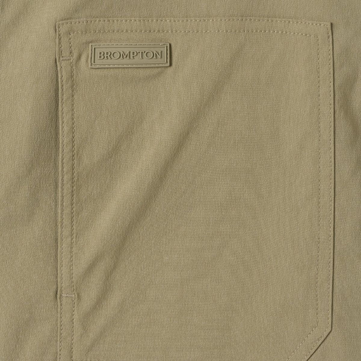 브롬톤 런던(BROMPTON LONDON) DENIM-LIKE HALF SLEEVE SHIRT - BEIGE (P252MSH180)