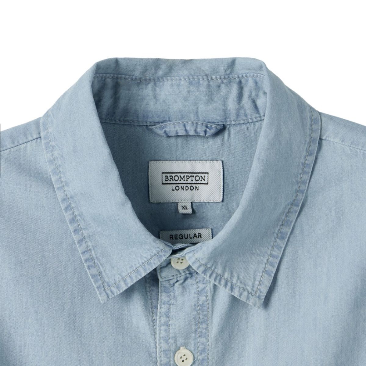 브롬톤 런던(BROMPTON LONDON) SUMMER DENIM SHIRT - BLUE (P252MSH431)