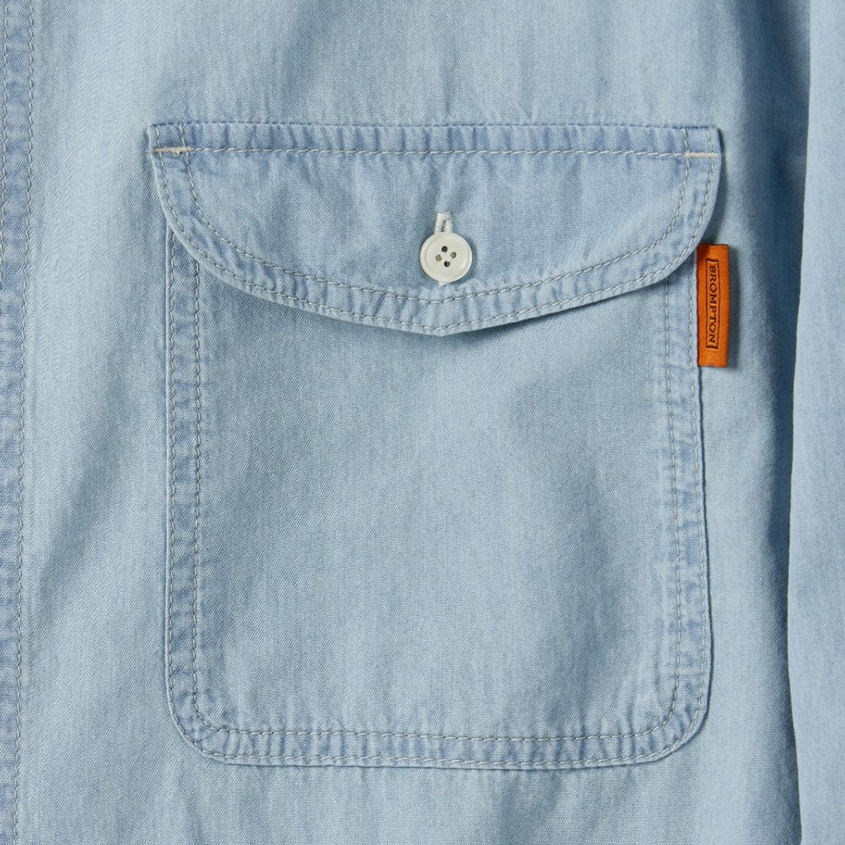브롬톤 런던(BROMPTON LONDON) SUMMER DENIM SHIRT - BLUE (P252MSH431)