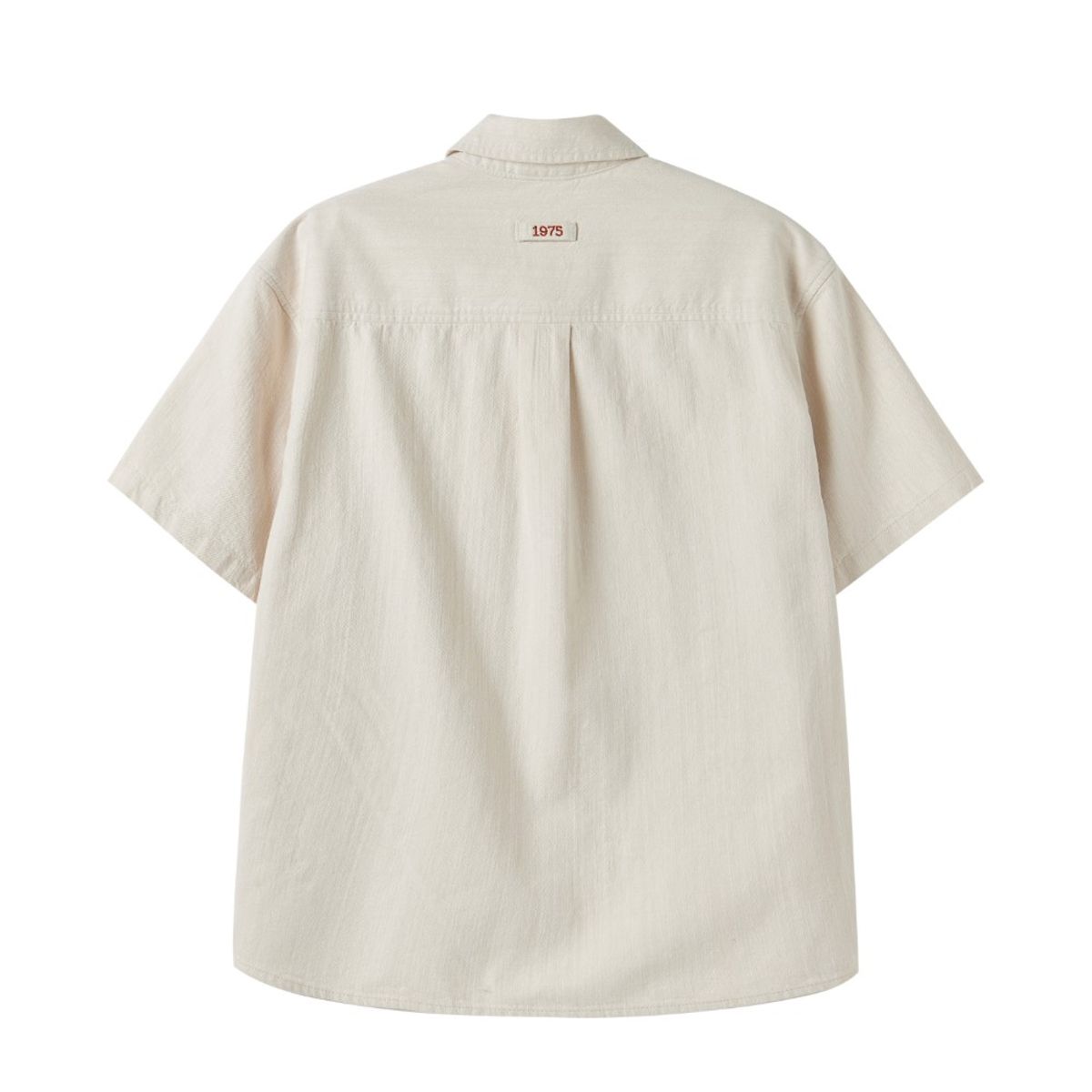 브롬톤 런던(BROMPTON LONDON) SUMMER DENIM HALF SLEEVE SHIRT - CREAM (P252MSH432)