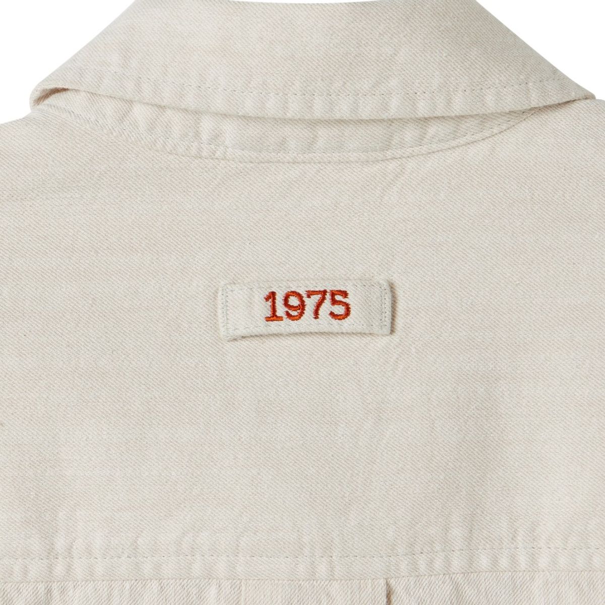 브롬톤 런던(BROMPTON LONDON) SUMMER DENIM HALF SLEEVE SHIRT - CREAM (P252MSH432)